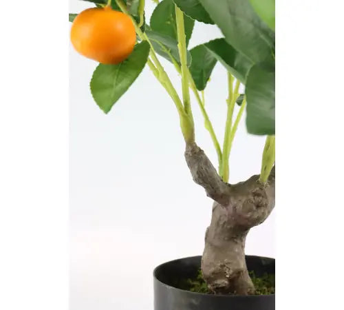 ARANCIO IN VASO PIANTA ARTIFICIALE CON FRUTTI DECORATIVA Misura: 39x31x60cm