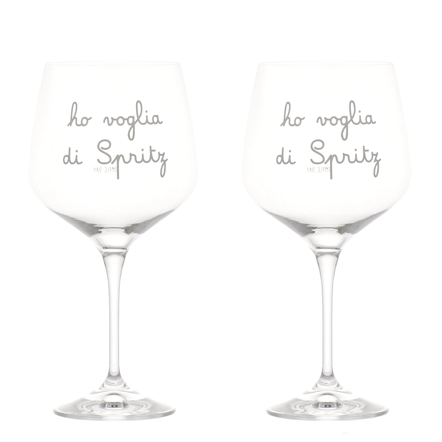 Set 2 calici cocktail Ho voglia di spritz 82cl