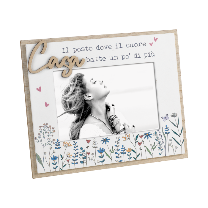 portafoto in legno dedica 10x15