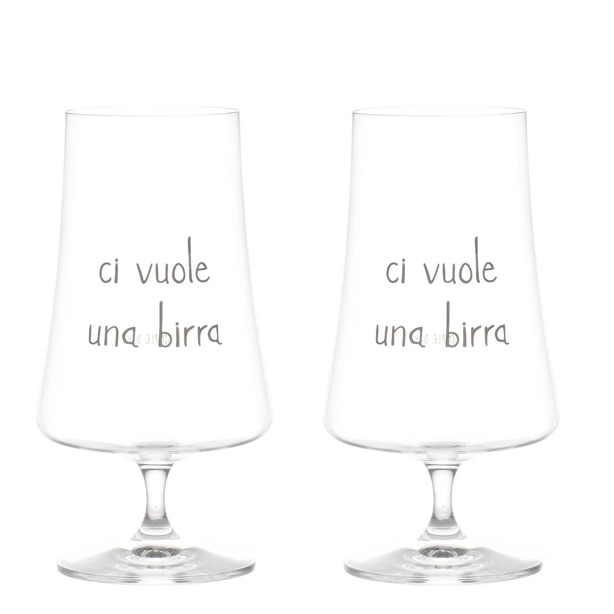 SET 2 CALICI CI VUOLE UNA BIRRA 55CL