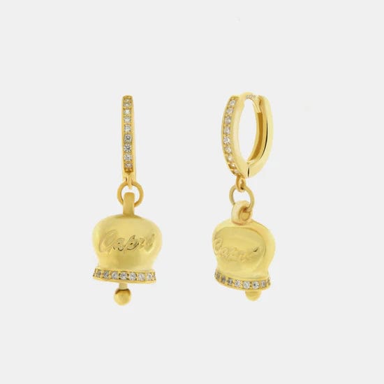AMO CAPRI Orecchini in Argento 925 con campanella Capri e zirconi – Dolci pensieri gift AMO CAPRI Orecchini in Argento 925 con campanella Capri e zirconi – Dolci pensieri gift