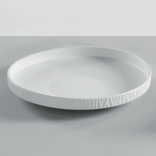 Dolci pensieri gift PIATTO IN CERAMICA - DIAM. 36 CM Diam. 36x6 h. cm. BIANCO DECORAZIONE CASA