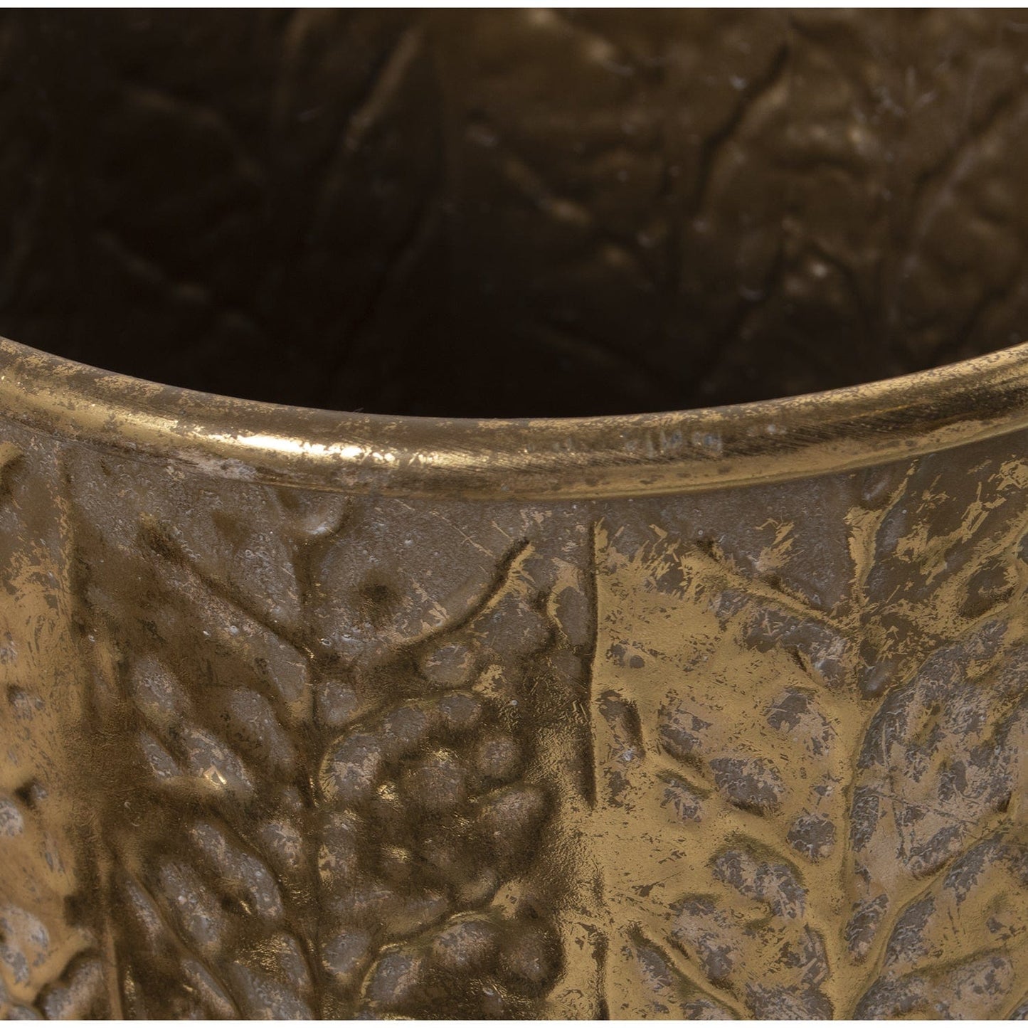 Dolci pensieri gift SET 3 VASI PORTA PIANTE ARGENTATO LAVORATI, INTARSIATI, , 3 MISURE