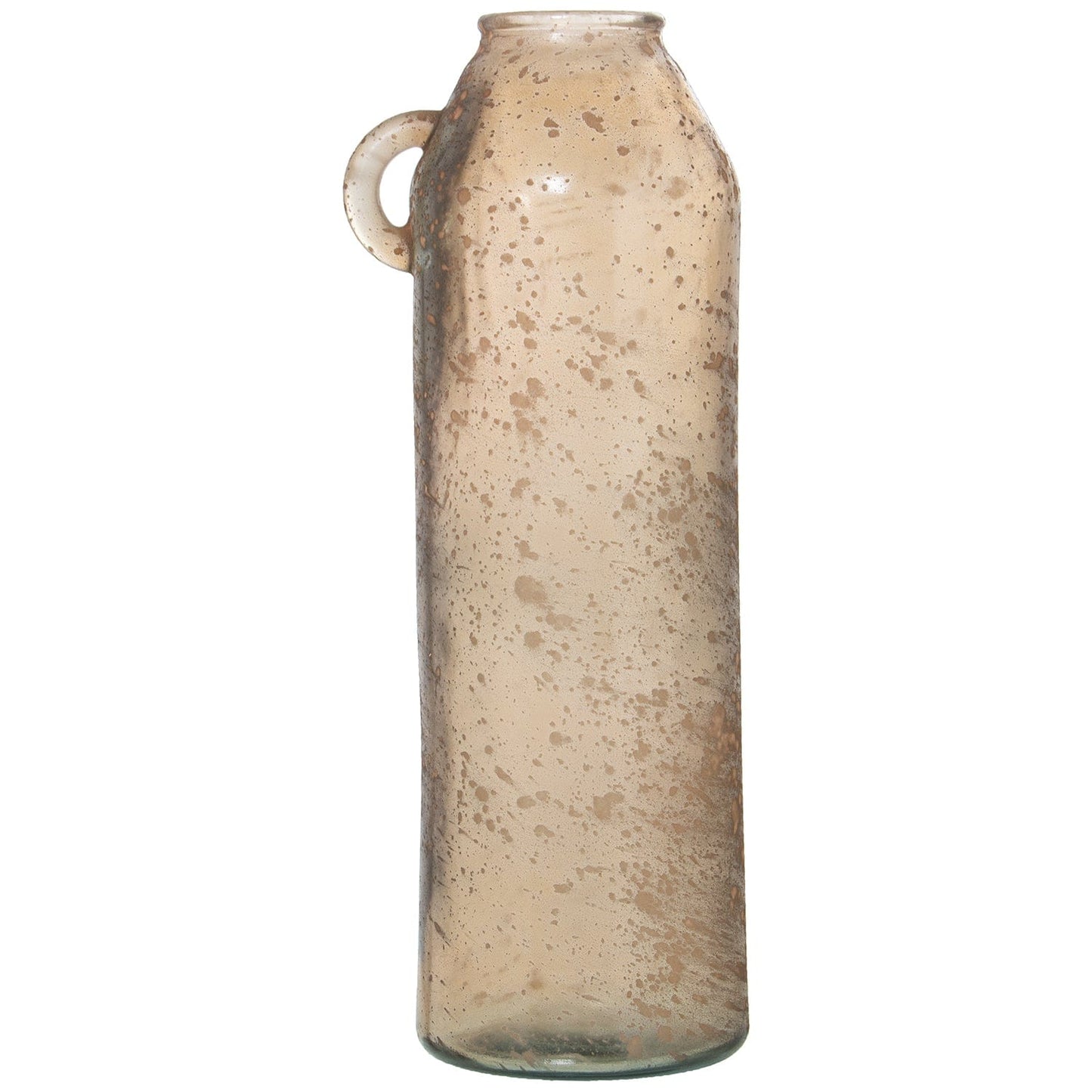 Dolci pensieri gift VASO IN VETRO RECICLATO AMBRA DECORAZIONE CASA SALOTTO GIARDINO SALOTTO