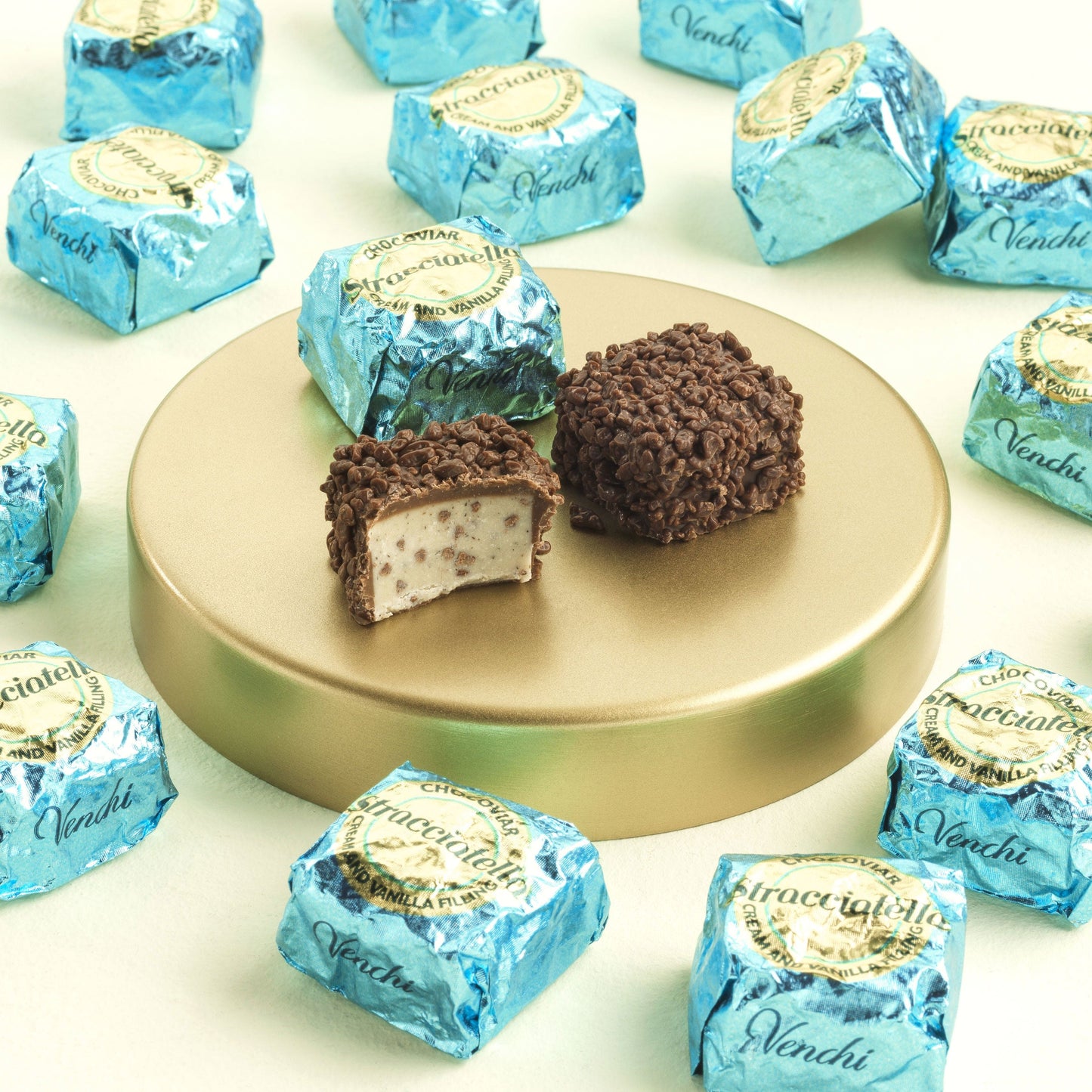 Dolci pensieri gift VENCHI CHOCOVIAR STRACCIATELLA CIOCCOLATO A LATTE 100 GRAMMI