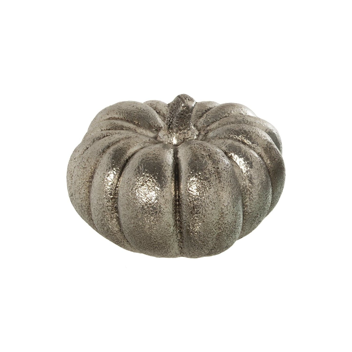 Dolci pensieri gift ZUCCA IN CERAMICA ARGENTO DECORAZIONE SOPRAMMOBILE SALOTTO GIARDINO SOGGIORNO