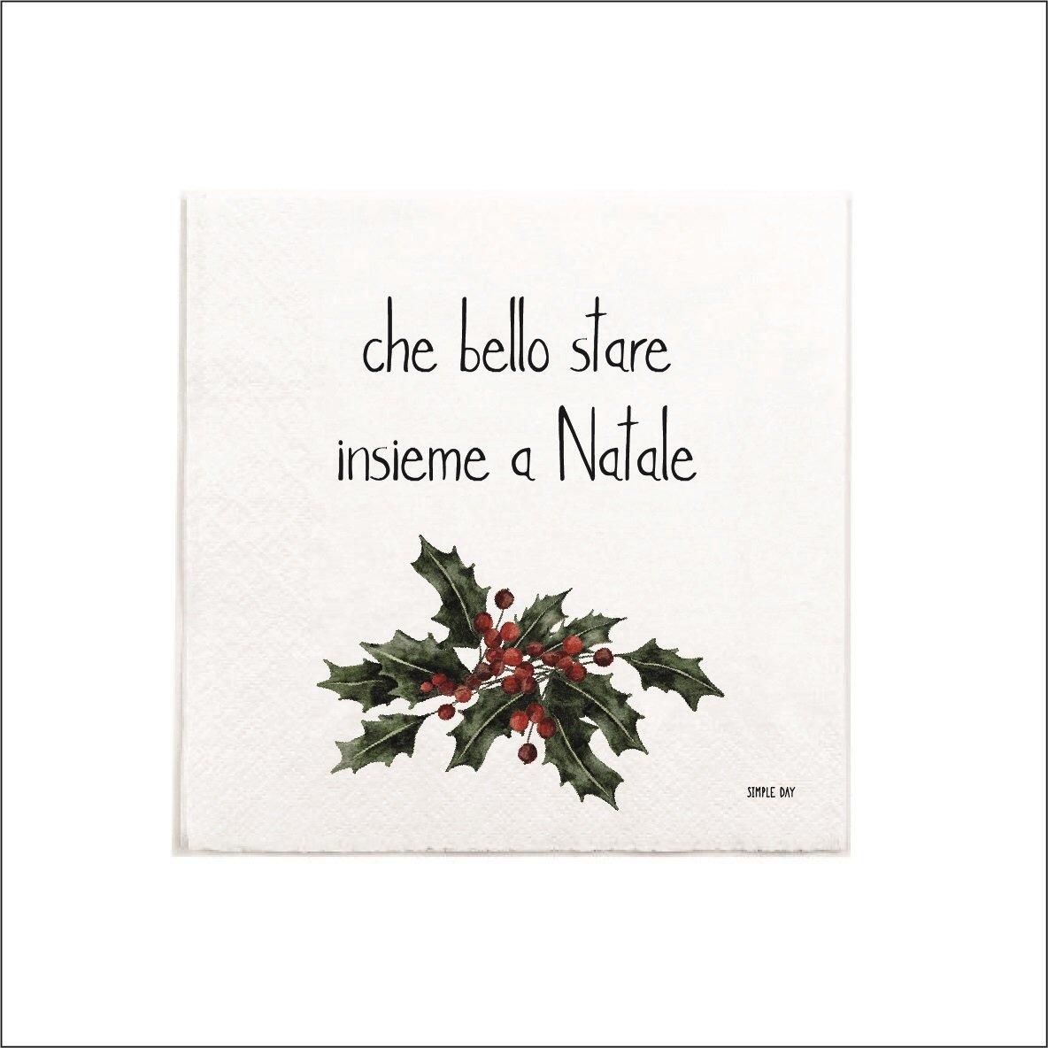 Set 20 tovaglioli di carta "La Magia del Natale"