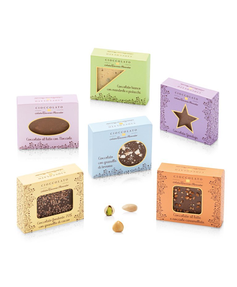 TAVOLETTE ANTICA TORRONERIA PIEMONTESE 40 GR NUOVO VARI GUSTI