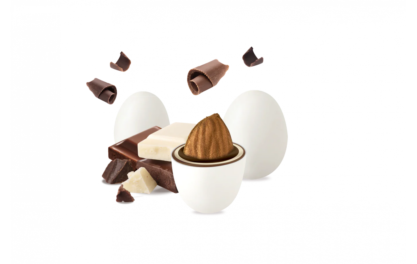 MAXTRIS CONFETTI BIANCHI GUSTO TRE CIOCCOLATI 1 KG SENZA GLUTINE