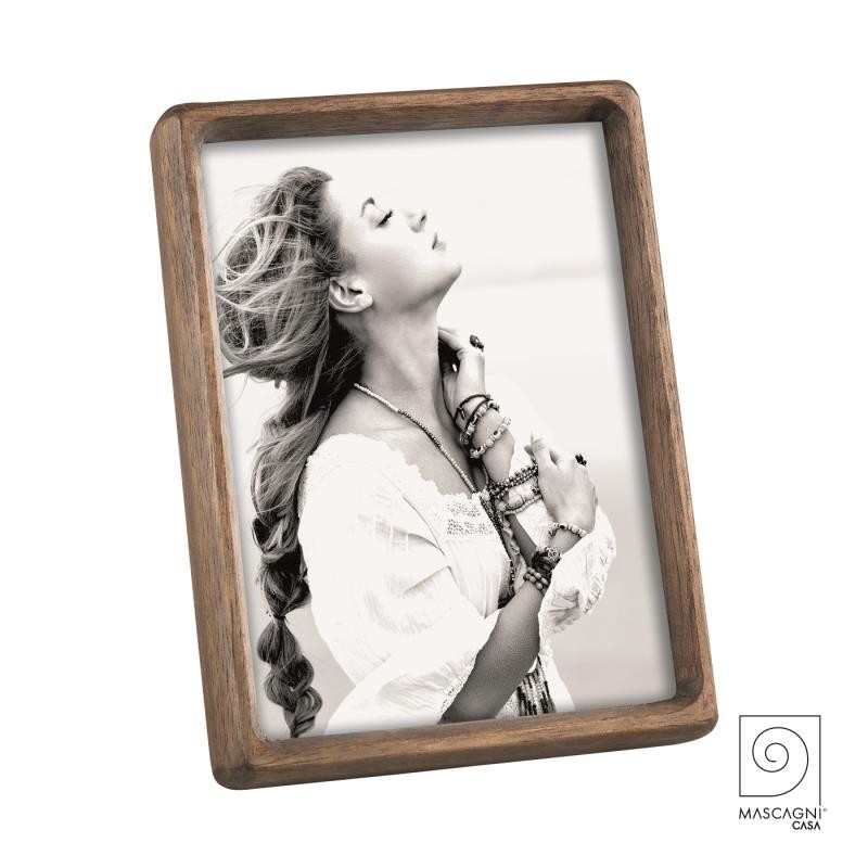 PORTAFOTO CORNICE COL. NOCE ARREDO DESIGN 15X20 REGALO