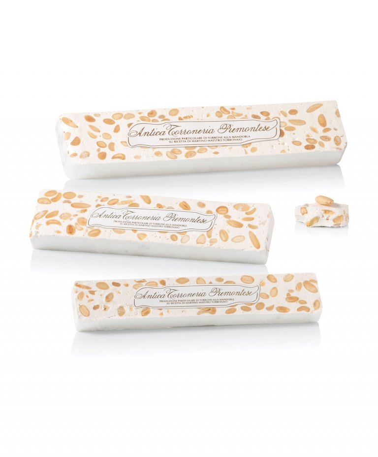 TORRONE BIANCO FRIABILE CON MANDORLE 150GR. TORRONERIA PIEMONTESE