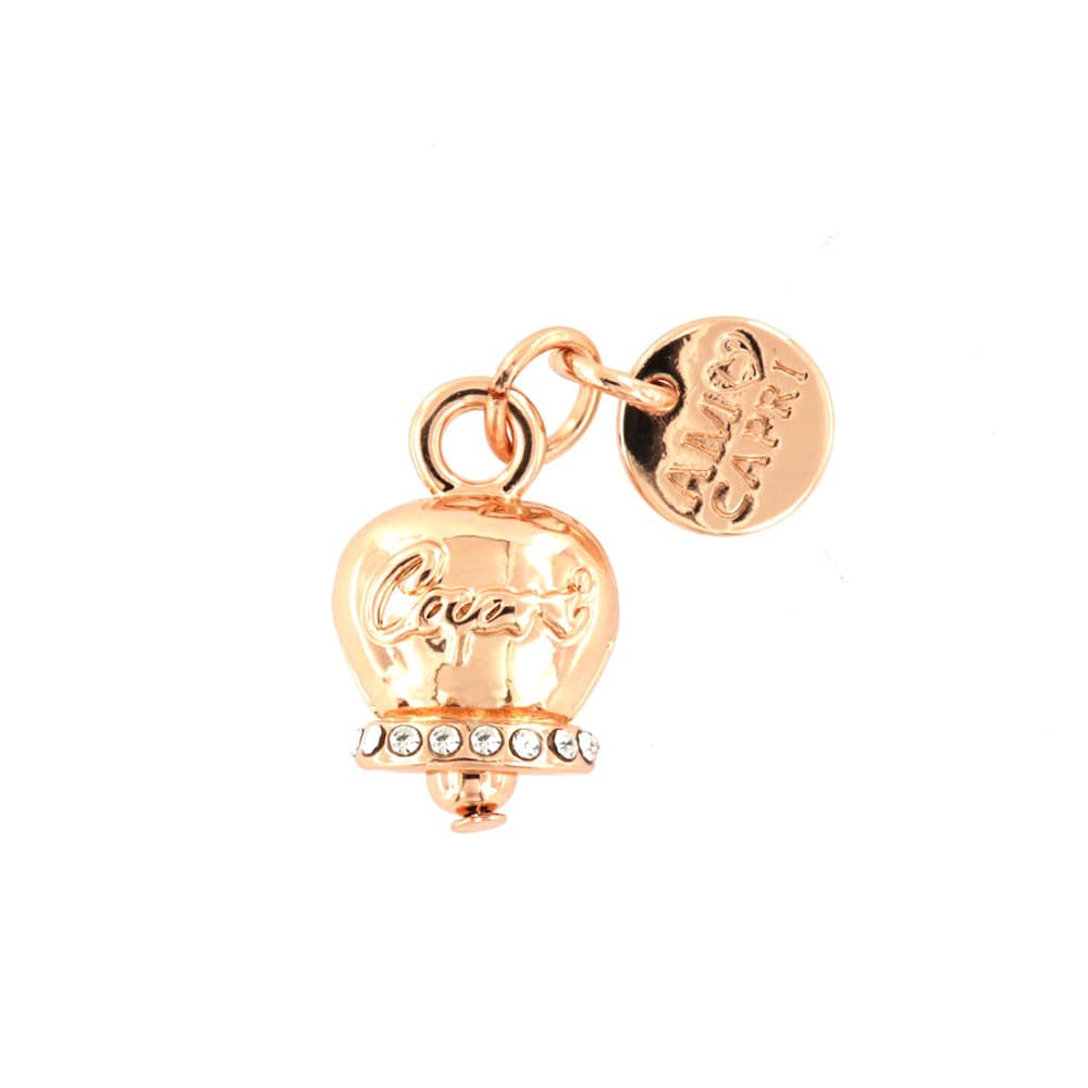 Dolci pensieri gift Amo Capri Charm Pendente Dorato Campanella Portafortuna collezione Belvedere