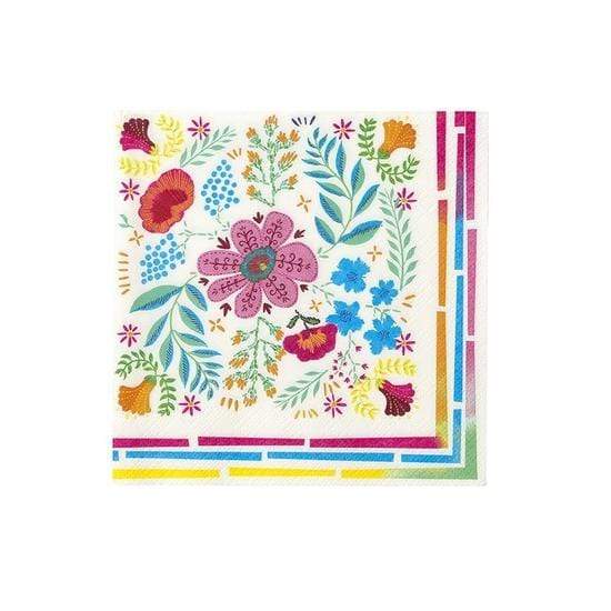 Boho chic - Tovaglioli in carta floreali, confezione da 20 pezzi - Dolci pensieri gift