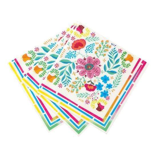 Boho chic - Tovaglioli in carta floreali, confezione da 20 pezzi - Dolci pensieri gift