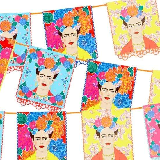 Boho Frida - Ghirlanda Kahlo, Festoni in carta 3 m - Dolci pensieri gift