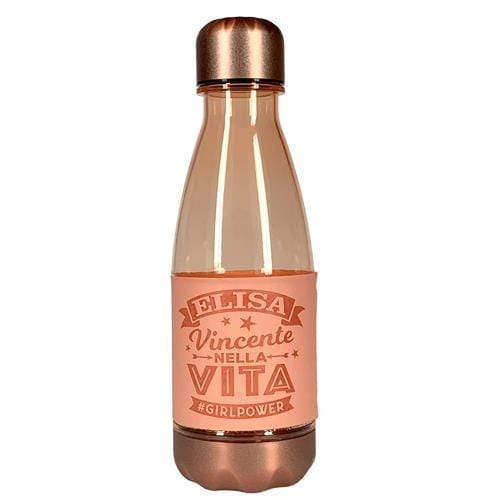 Bottiglia Termica ELISA rosa Borraccia Thermos in plastica 350 ml - Dolci pensieri gift