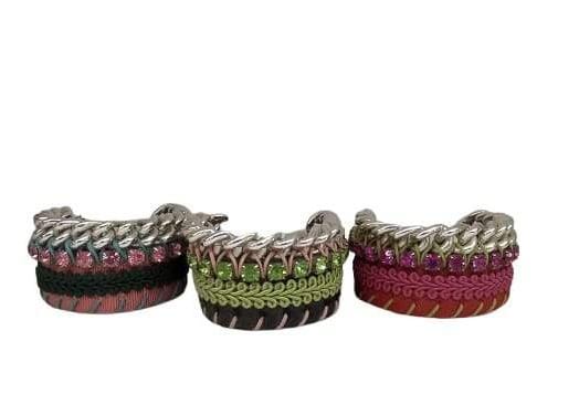 Bracciali MESSICO Fantasie Assortite in Tessuto Metallo - Dolci pensieri gift