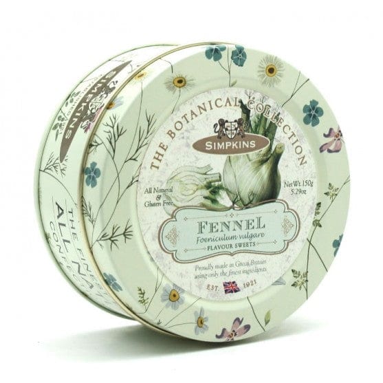 SIMPKINS CARAMELLE INGLESI DURE GUSTO FINOCCHIO IN LATTA 150 GRAMMI - Dolci pensieri gift