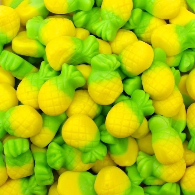 CARAMELLE GOMMOSE ANANAS GOMMOSA CONFEZIONE 100GR - Dolci pensieri gift