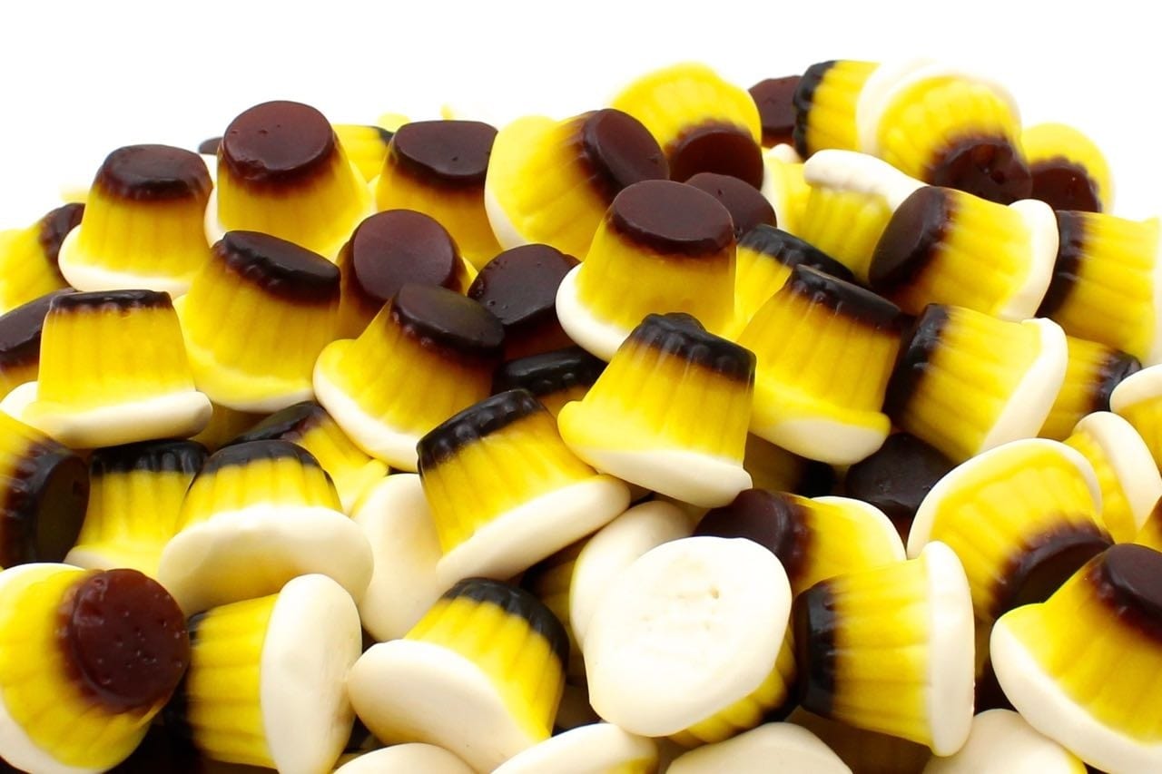 CARAMELLE GOMMOSE BUDINO CREME CARAMEL CONFEZIONE 100GR - Dolci pensieri gift