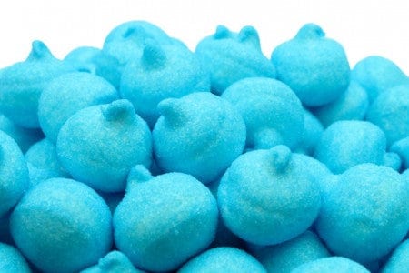 CARAMELLE GOMMOSE MARSHMALLOW BLU SOFFICI MINI CONFEZIONE DA 100GR - Dolci pensieri gift