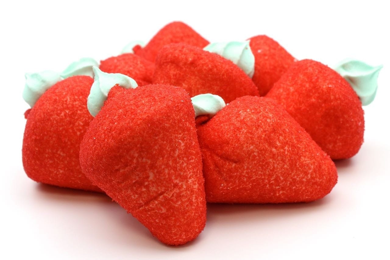 CARAMELLE GOMMOSE MARSHMALLOW FRAGOLE MORBIDE GIGANTI - Dolci pensieri gift