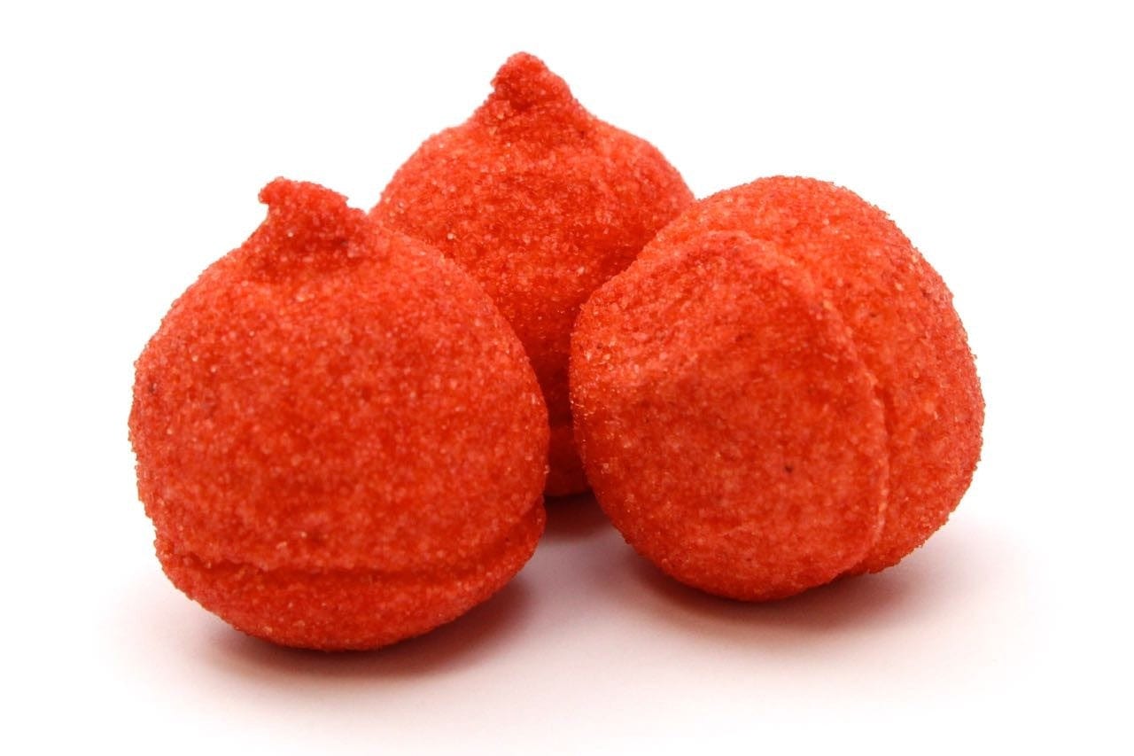 CARAMELLE GOMMOSE MARSHMALLOW ROSSI MINI SOFFICI CONFEZIONE DA 100GR - Dolci pensieri gift