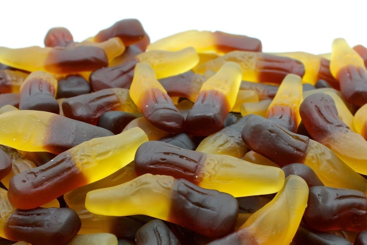 CARAMELLE GOMMOSE MINI COCA COLA CONFEZIONE 100GR - Dolci pensieri gift