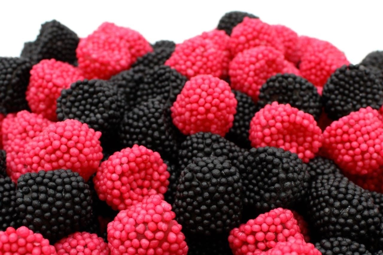 CARAMELLE GOMMOSE MORA FRUTTI DI BOSCO CONFEZIONE 100GR - Dolci pensieri gift