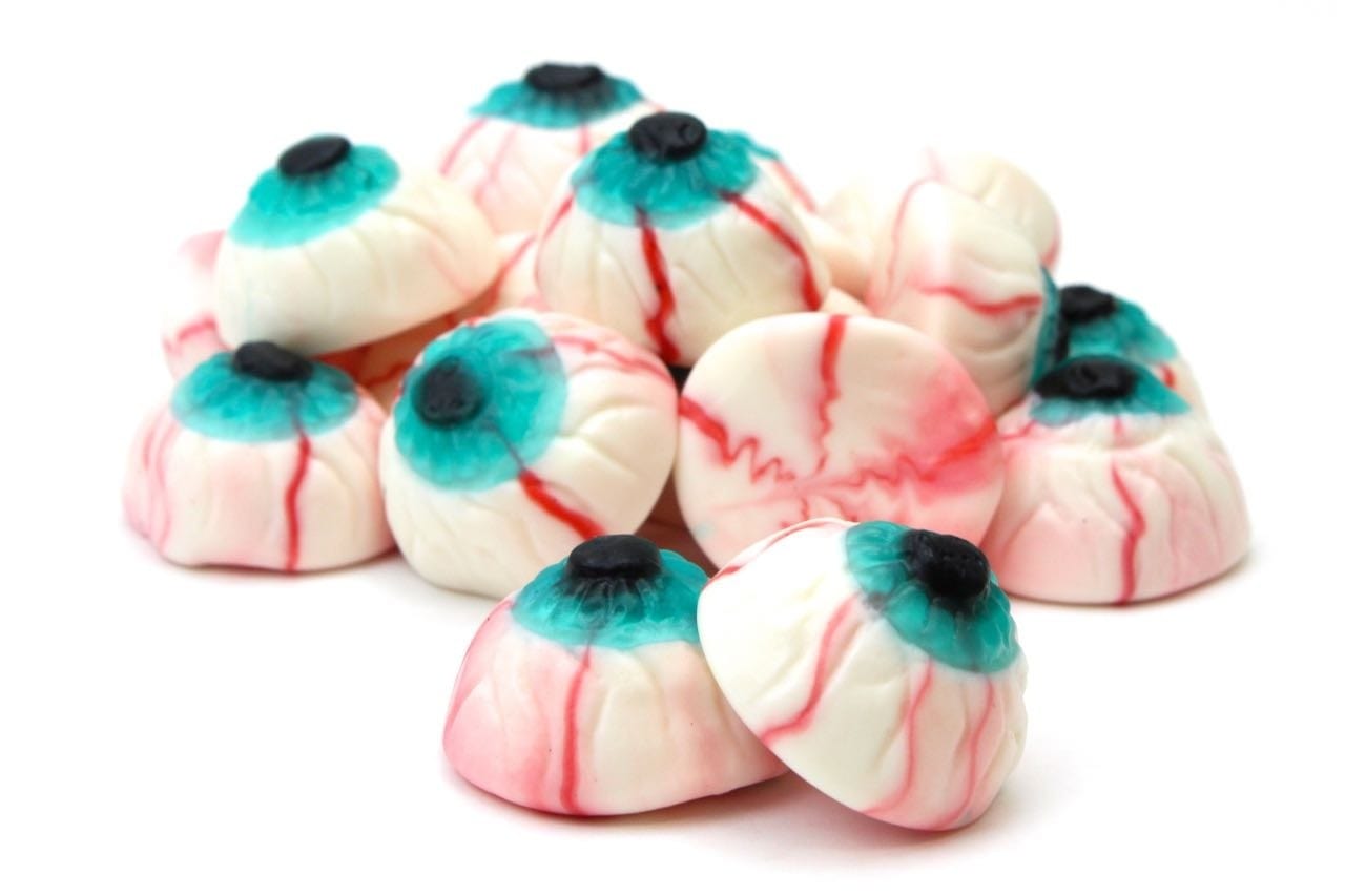Caramelle gommose HALLOWEEN occhio sanguinante confezione 100gr - Dolci pensieri gift