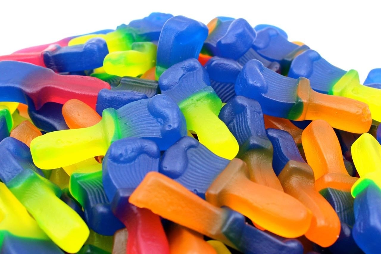 CARAMELLE GOMMOSE PENNELLI COLORATI COLORATI CONFEZIONE 100GR - Dolci pensieri gift