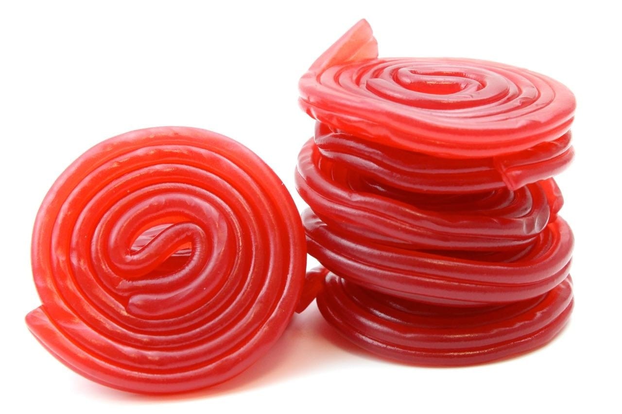 CARAMELLE GOMMOSE ROTELLE LIQUIRIZIA CONFEZIONE 100GR - Dolci pensieri gift