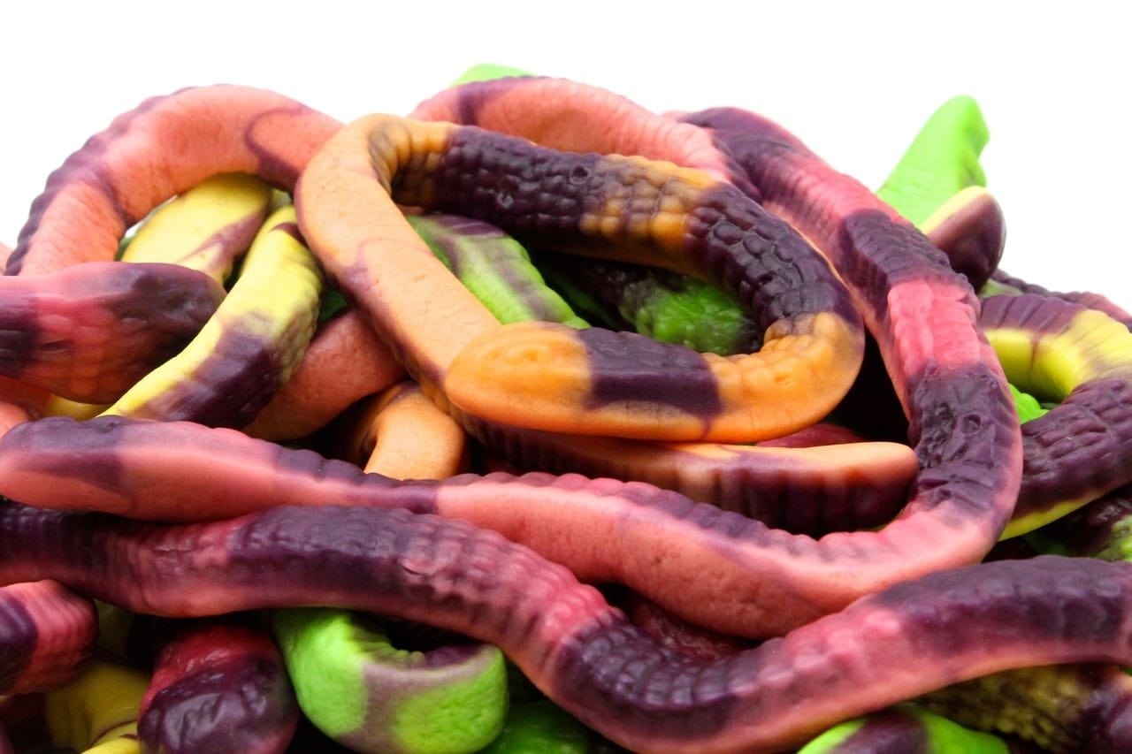 CARAMELLE GOMMOSE SERPENTE ANACONDA COLORATO CONFEZIONE 100GR - Dolci pensieri gift
