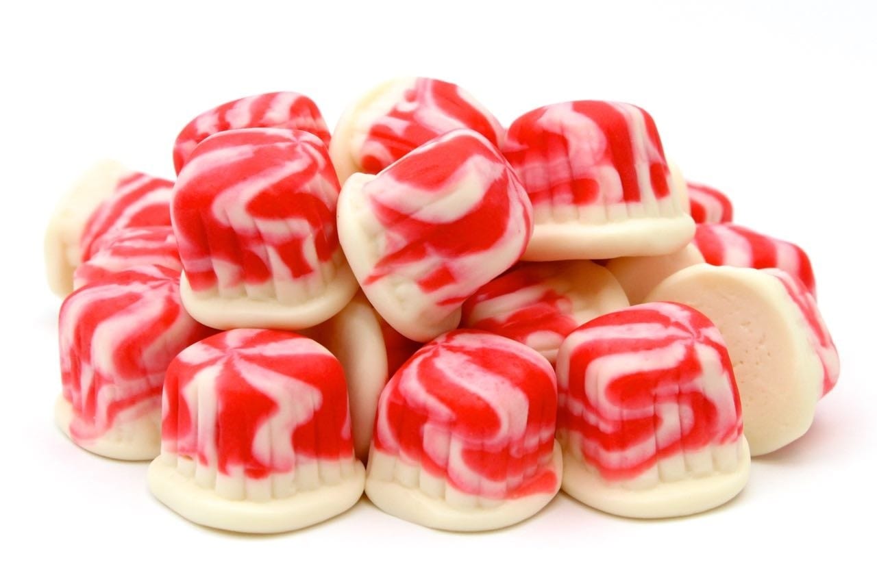 CARAMELLE GOMMOSE YOGURT PANNA E FRAGOLA CONFEZIONE 100GR - Dolci pensieri gift