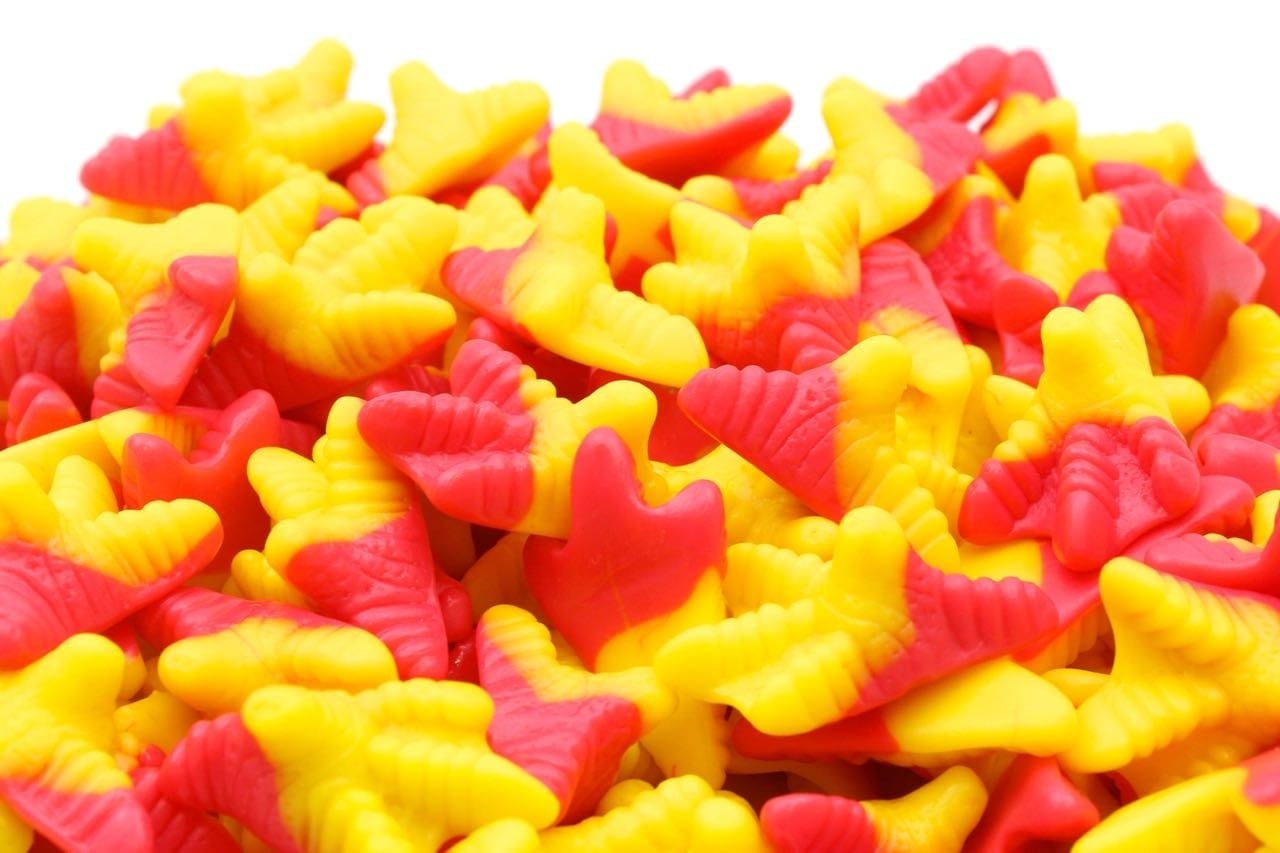 CARAMELLE GOMMOSE ZAMPA DI GALLINA MORBIDA CONFEZIONE 100GR - Dolci pensieri gift