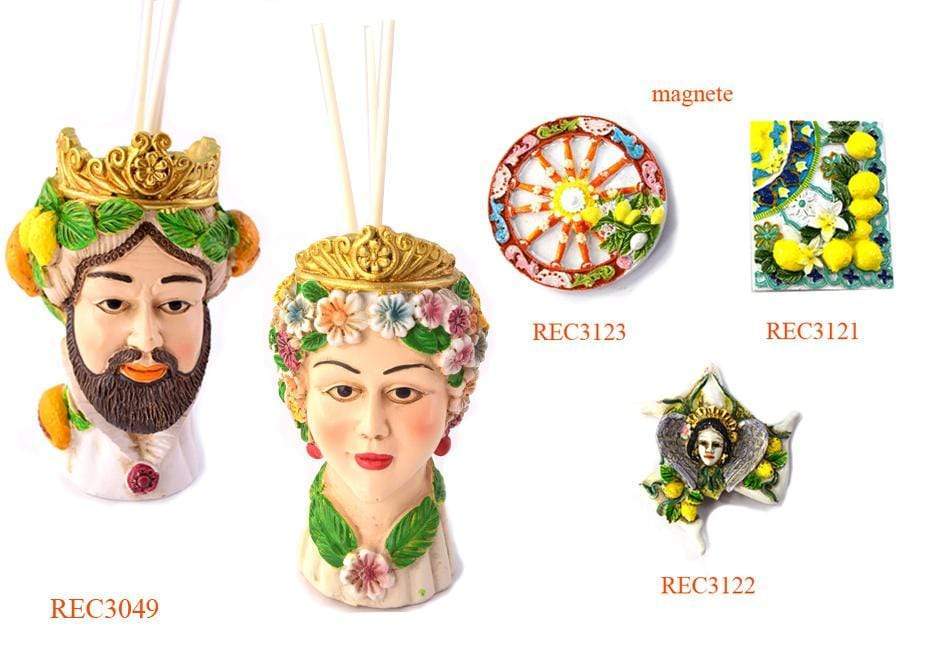 Collezione Bomboniere SICILIA in Resina Colorata Decorato a mano - Dolci pensieri gift