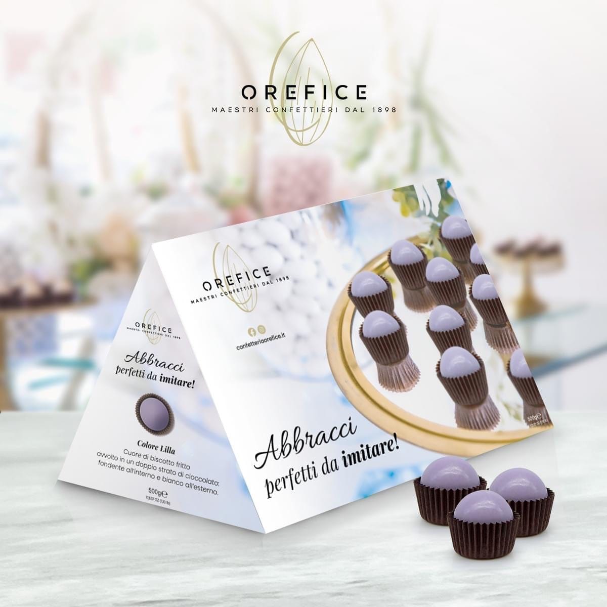 Dolci pensieri gift Confetti Abbracci Orefice Lilla 500g