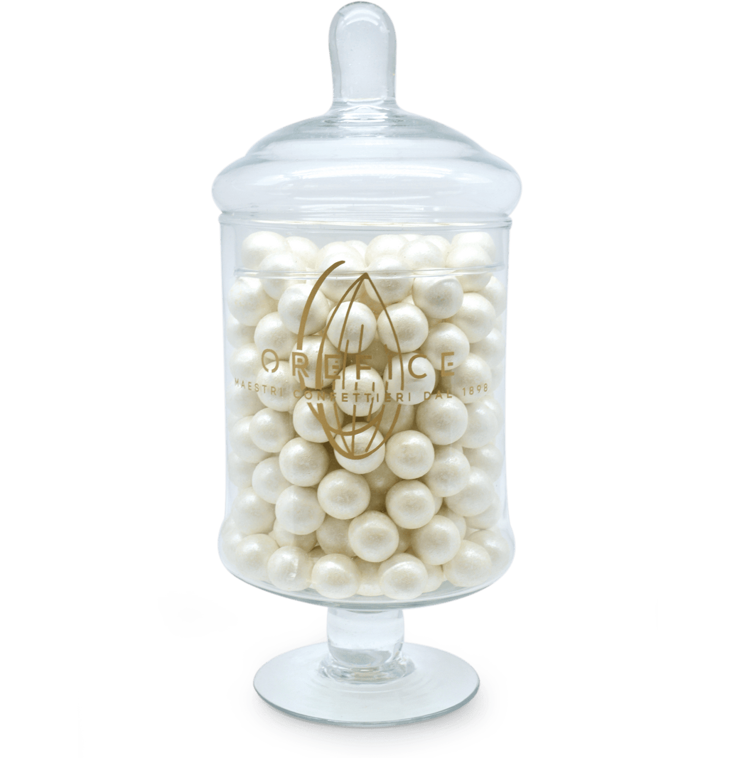 CONFETTI PERLATI CON INTERNO CIOCCOLATO E CEREALE FRIABILE BIANCO 900gr - Dolci pensieri gift