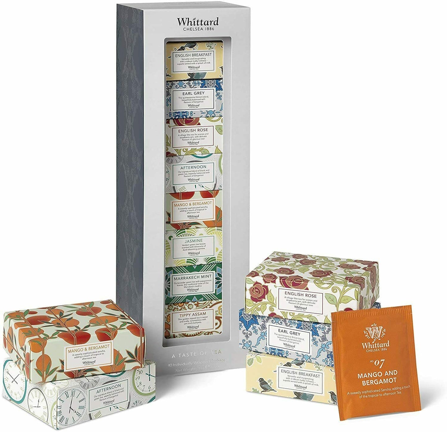 Confezione degustazione Tea Set 8 pezzi Whittard aviatore - Dolci pensieri gift