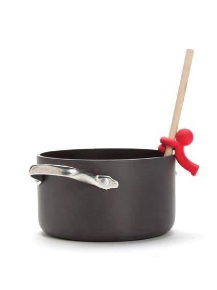 Portamestolo rosso di silicone per pentola da cucina - Dolci pensieri gift