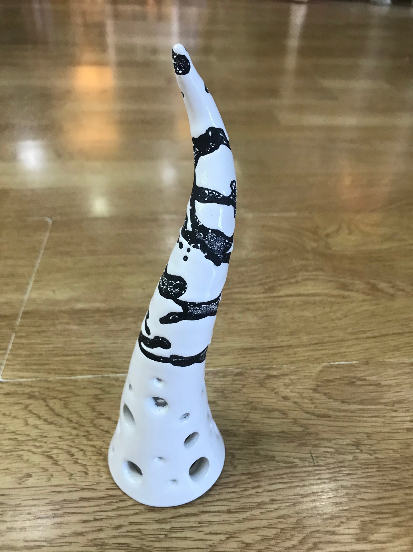 Corno napoletano bianco e nero - Dolci pensieri gift