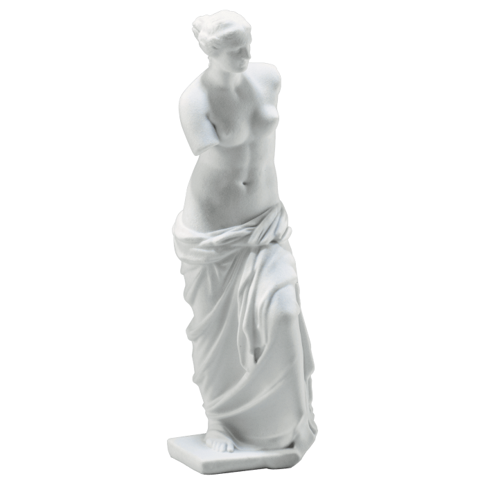 Busto Scultura Venere In Resina - Figura Decorativa Blu, 19 Cm, Per Arredamento Casa - Foto 3