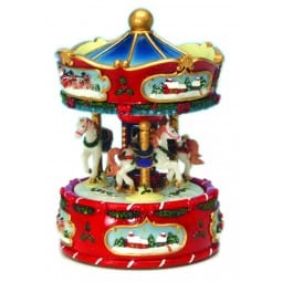 Giostra invernale in pietra policroma - Dolci pensieri gift