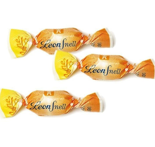 Leone Caramelle Leonsnella Gusto ARANCIA Caramelle SENZA ZUCCHERO Confezione 100 gr - Dolci pensieri gift