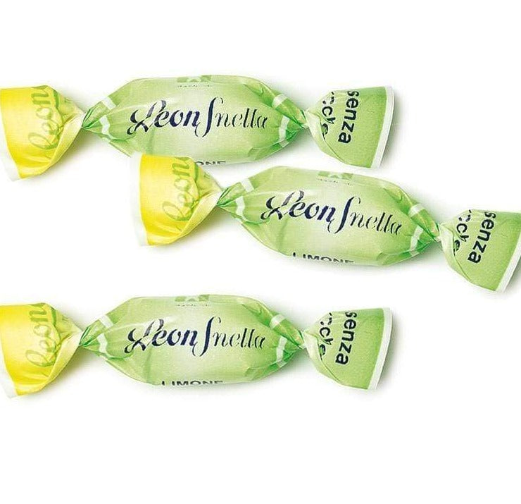 Leone Caramelle Leonsnella Gusto LIMONE Caramelle SENZA ZUCCHERO Confezione 100 gr - Dolci pensieri gift