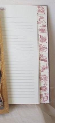 Libro Ricettario Quaderno Cucina Fai da Te Creativo Oro 24 cm - Dolci pensieri gift