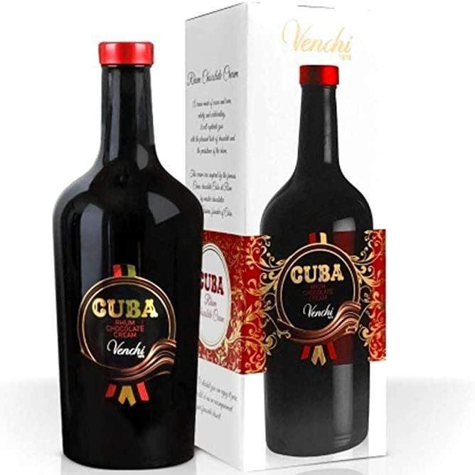 Liquore VENCHI in Confezione Liquore al Cioccolato e Rhum 70 cl - Dolci pensieri gift