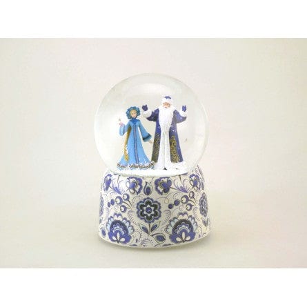 Palla di neve 100 mm gira alla melodia "Winter wonderland" Ø 10,5 x 15,5 cm - Dolci pensieri gift