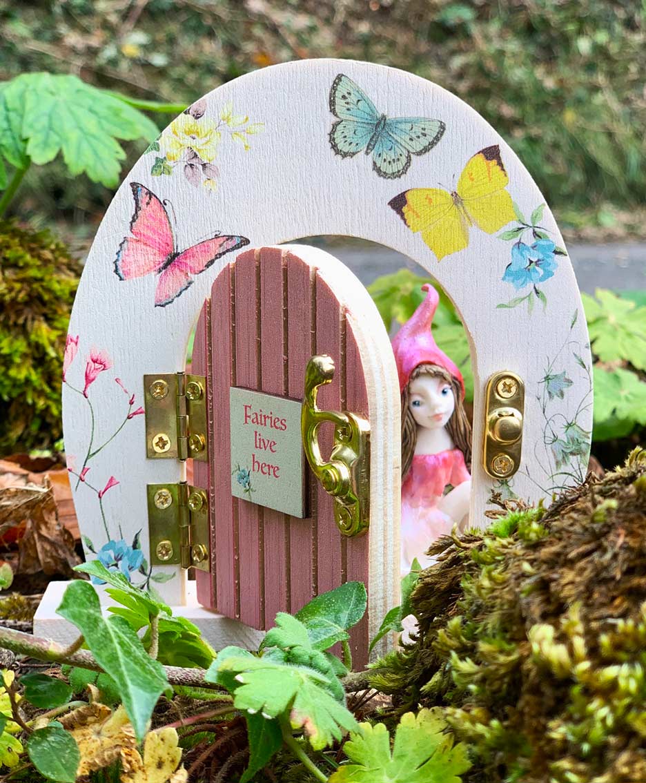 Porta delle fate in legno decorazione feste - Dolci pensieri gift