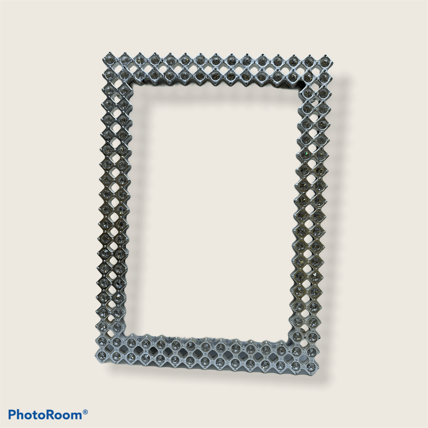 Portafoto cornice diamantini altezza 18 cm - Dolci pensieri gift